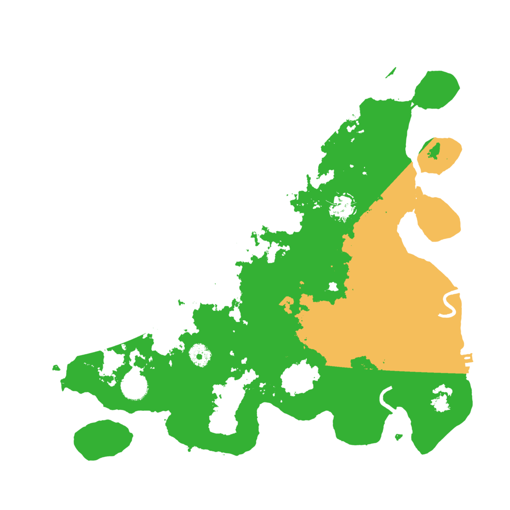 Biome Rust Map: Procedural Map, Size: 3500, Seed: 114328089
