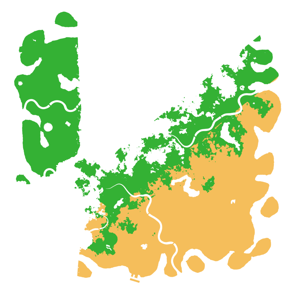 Biome Rust Map: Procedural Map, Size: 6000, Seed: 2137969636