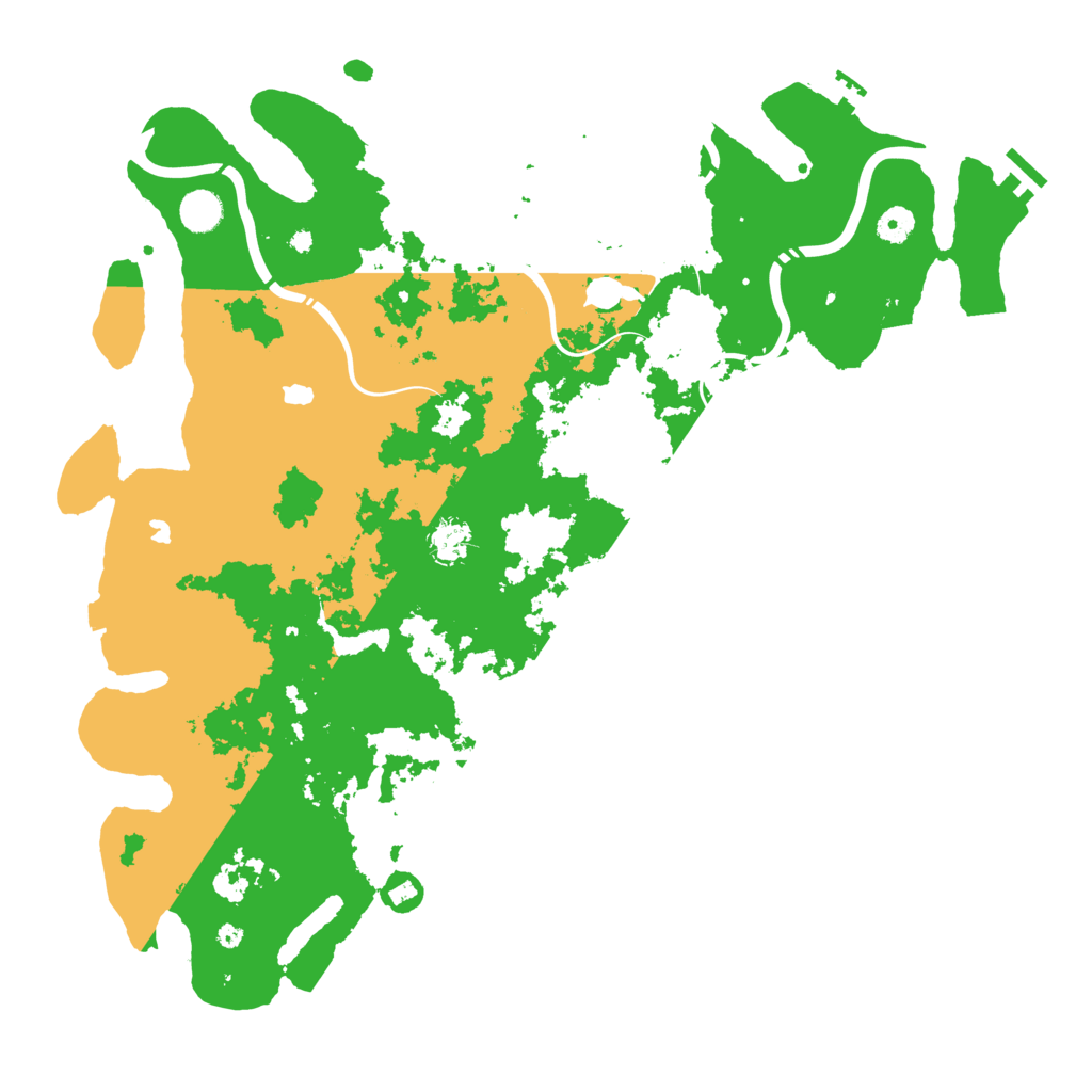 Biome Rust Map: Procedural Map, Size: 4500, Seed: 1963145328