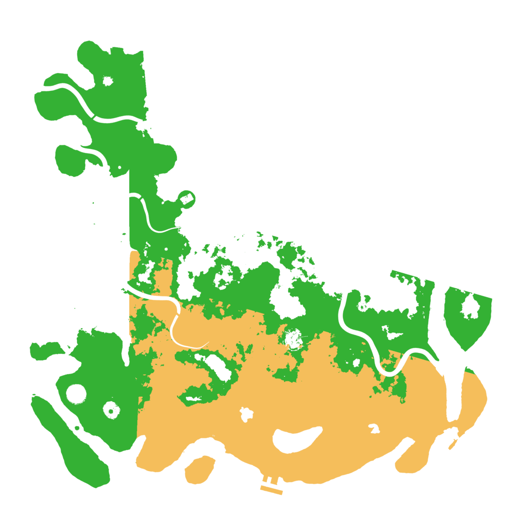 Biome Rust Map: Procedural Map, Size: 4650, Seed: 502804380