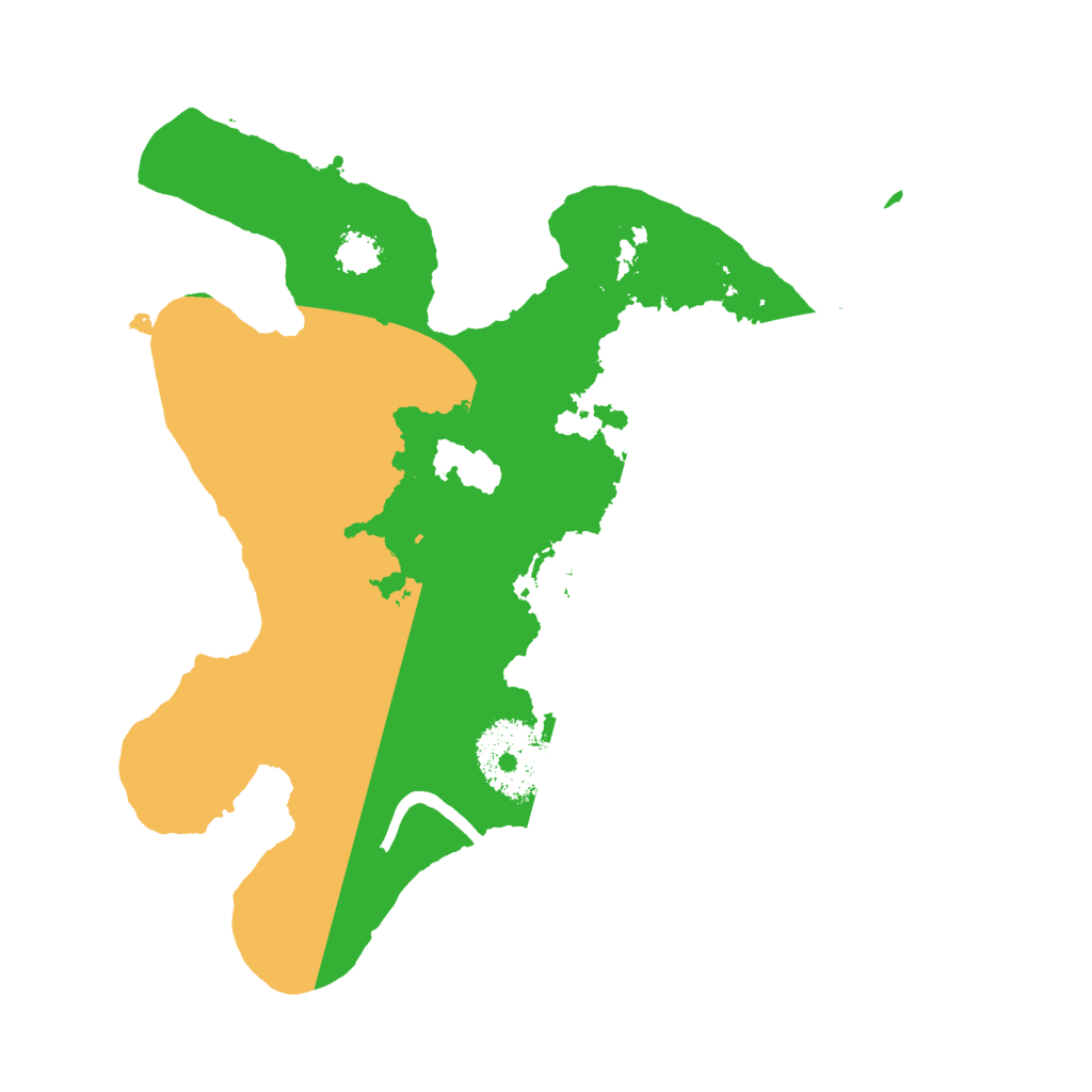 Biome Rust Map: Procedural Map, Size: 2300, Seed: 14
