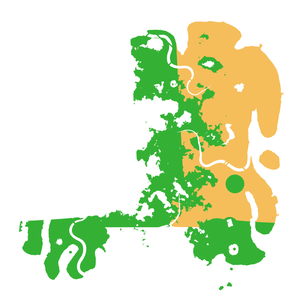 Biome Rust Map: Procedural Map, Size: 4300, Seed: 1207684150