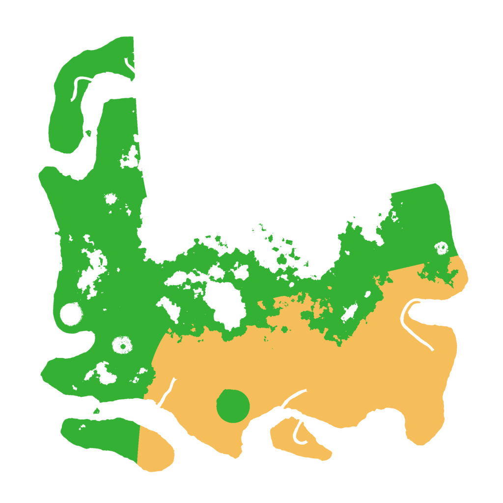 Biome Rust Map: Procedural Map, Size: 4000, Seed: 77159