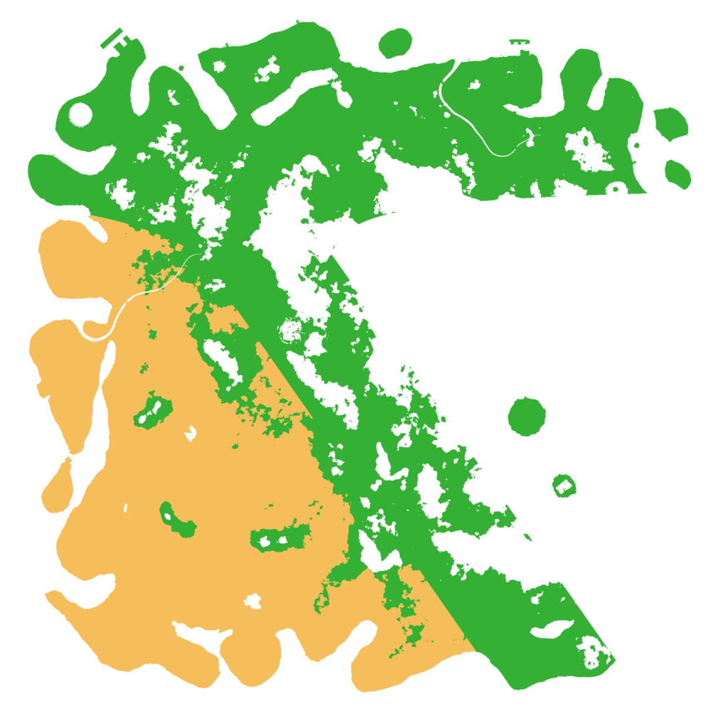 Biome Rust Map: Procedural Map, Size: 5500, Seed: 5469138
