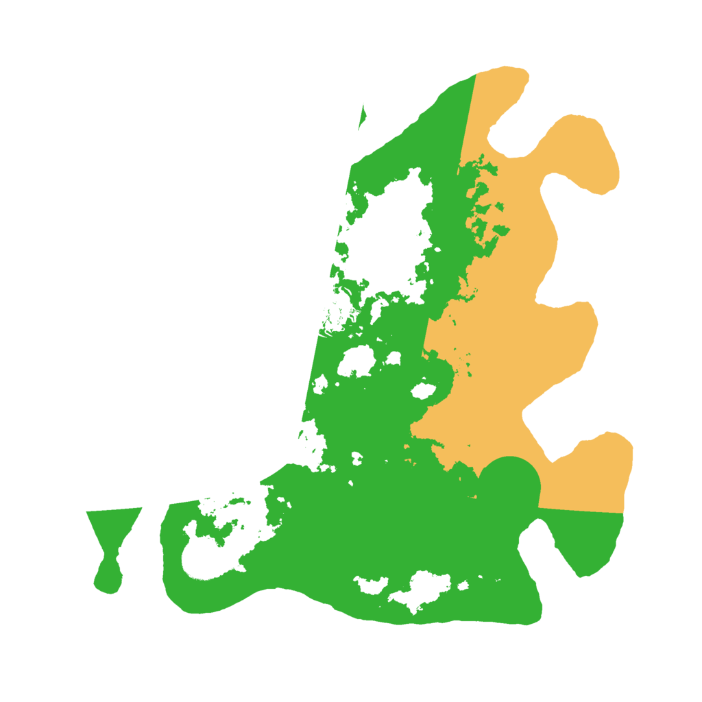 Biome Rust Map: Barren, Size: 3000, Seed: 545552253