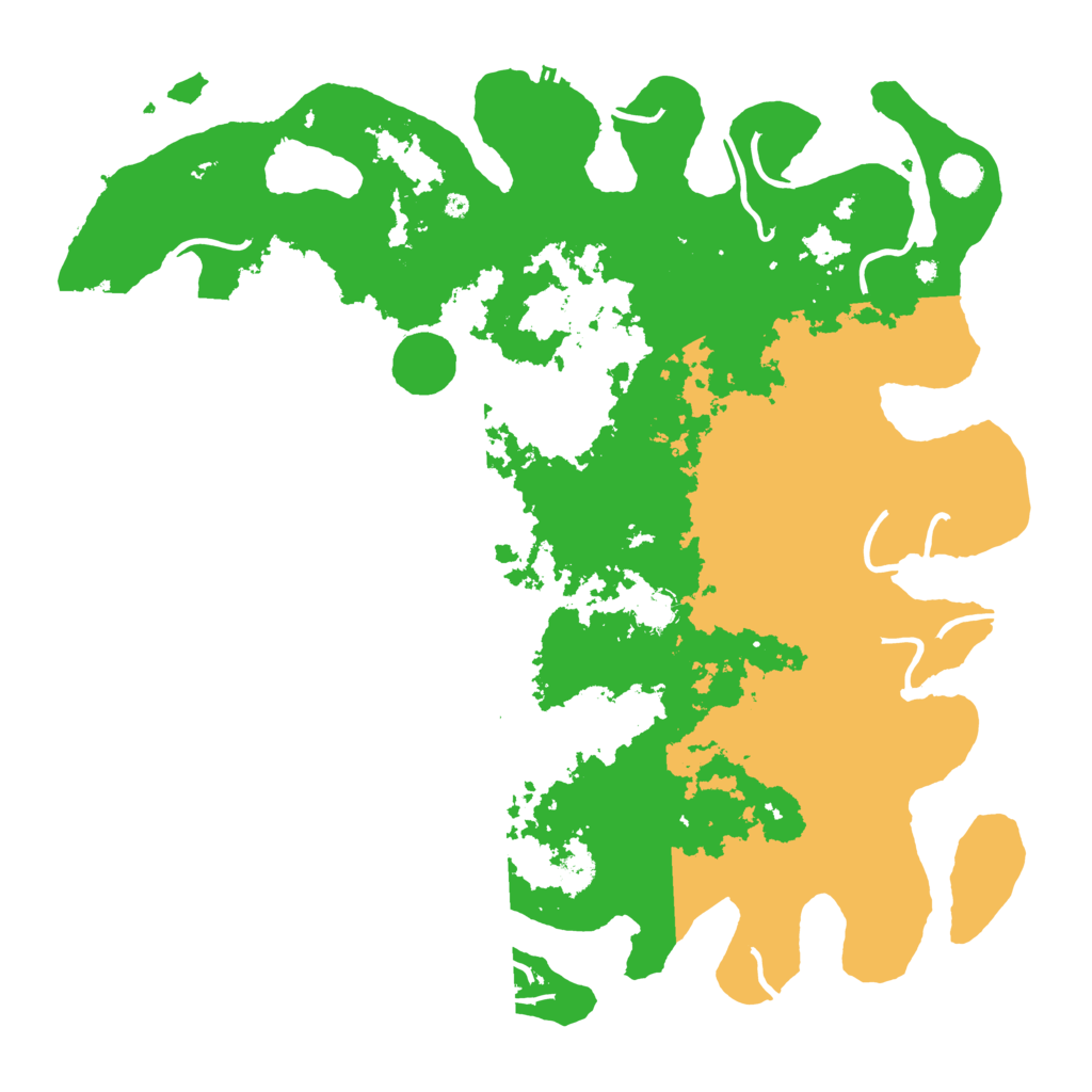 Biome Rust Map: Procedural Map, Size: 4600, Seed: 123456978