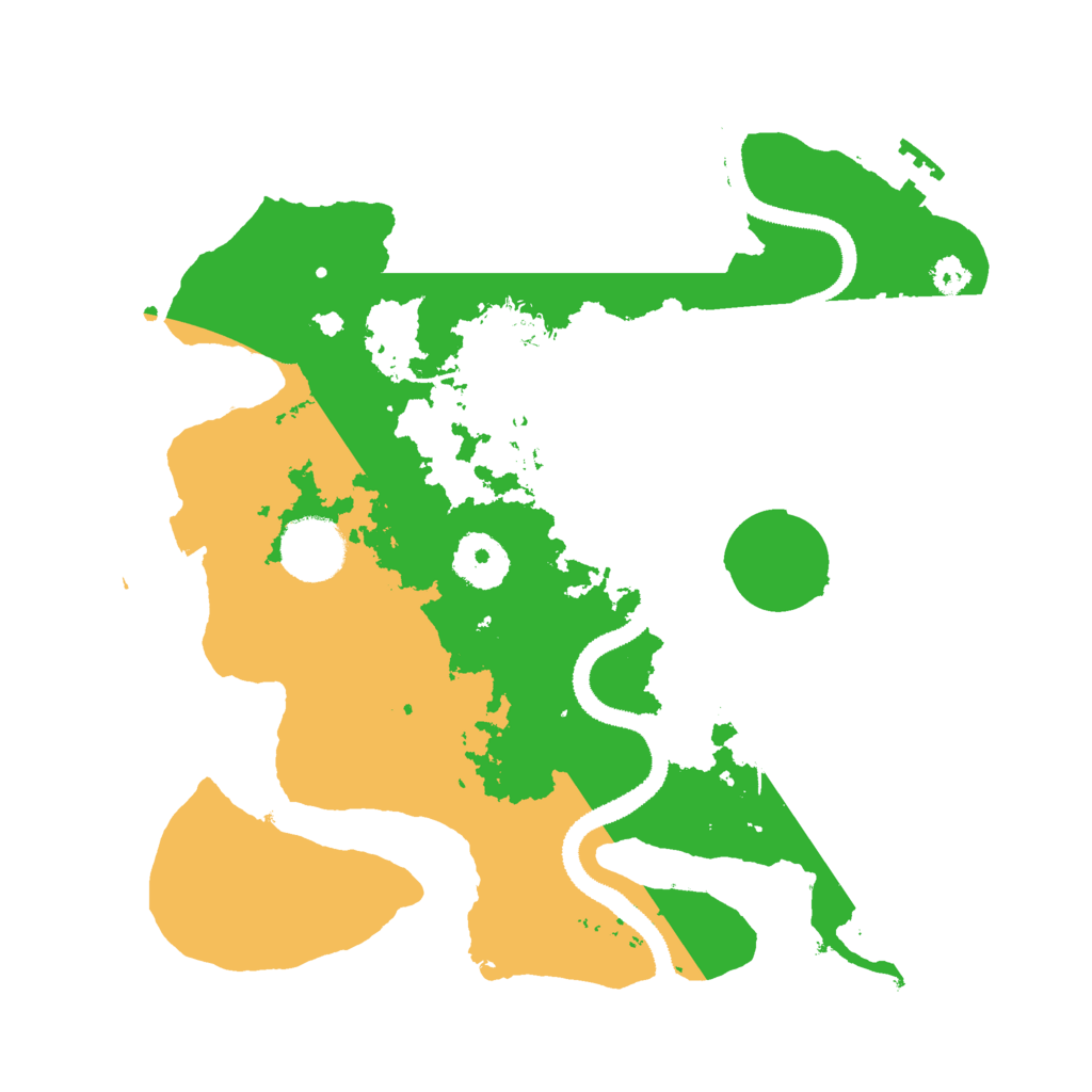 Biome Rust Map: Procedural Map, Size: 3000, Seed: 1651399410