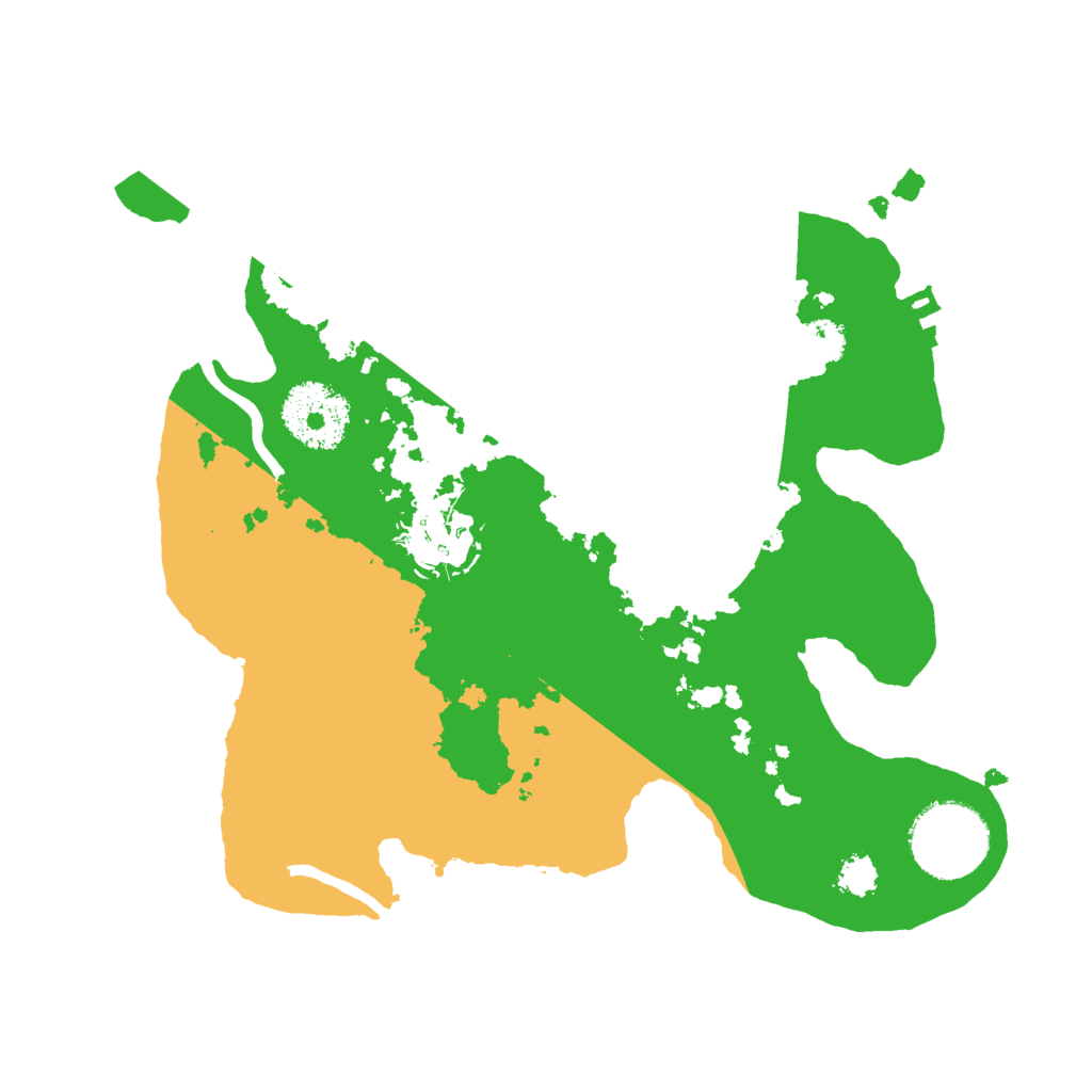 Biome Rust Map: Procedural Map, Size: 2500, Seed: 458192008