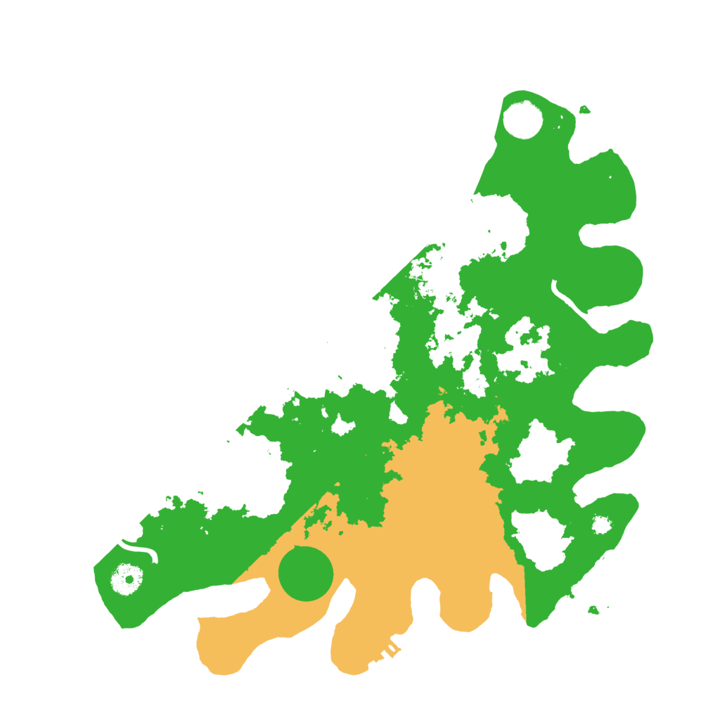 Biome Rust Map: Procedural Map, Size: 3500, Seed: 918138992