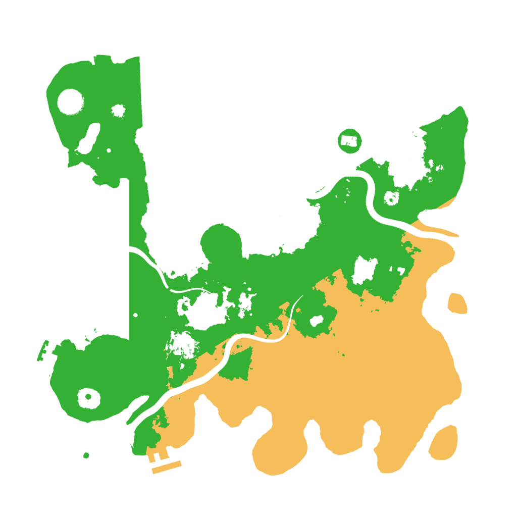 Biome Rust Map: Procedural Map, Size: 3500, Seed: 1698864256