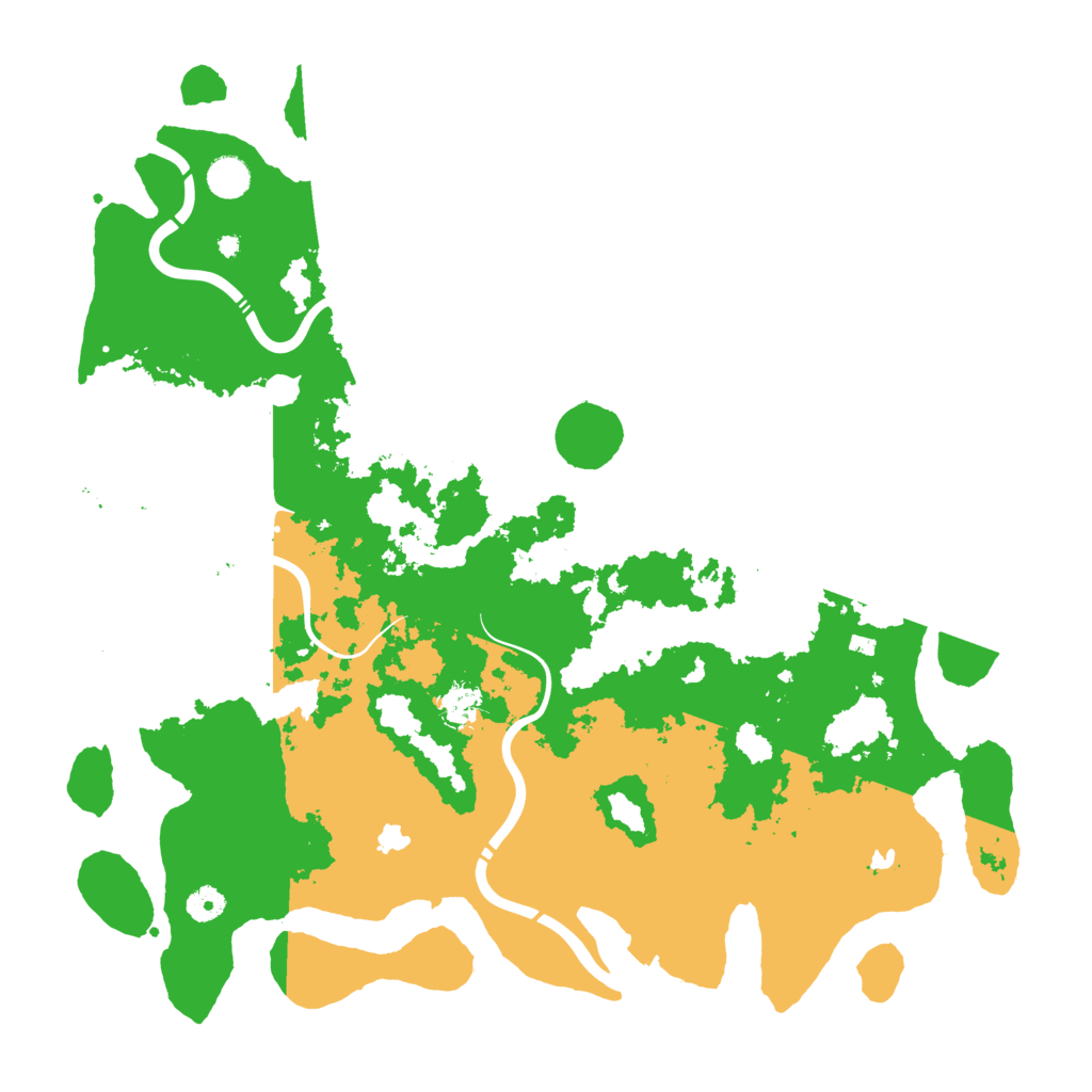Biome Rust Map: Procedural Map, Size: 4500, Seed: 920539
