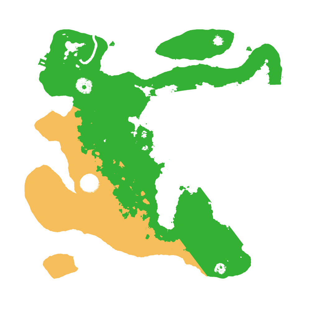 Biome Rust Map: Procedural Map, Size: 3000, Seed: 15430