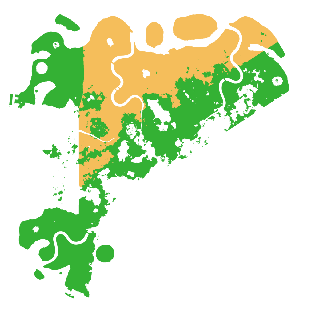 Biome Rust Map: Procedural Map, Size: 4800, Seed: 1164523