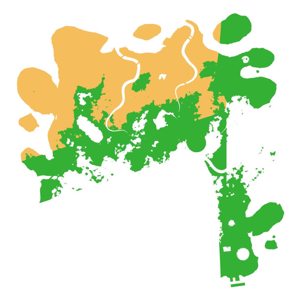 Biome Rust Map: Procedural Map, Size: 4300, Seed: 1526692932