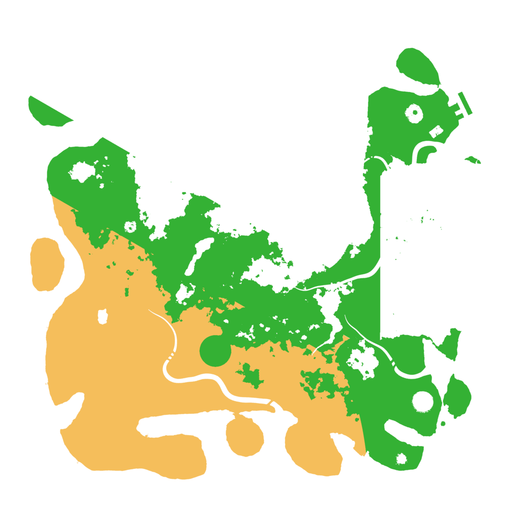Biome Rust Map: Procedural Map, Size: 4250, Seed: 901272621