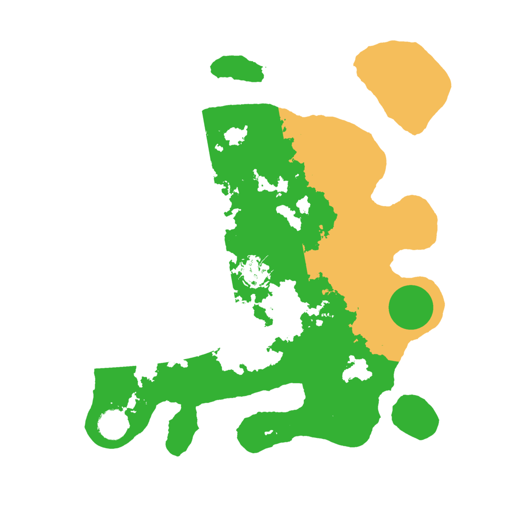 Biome Rust Map: Barren, Size: 3000, Seed: 866305537