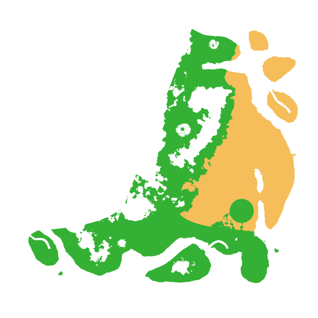 Biome Rust Map: Procedural Map, Size: 3500, Seed: 709683846