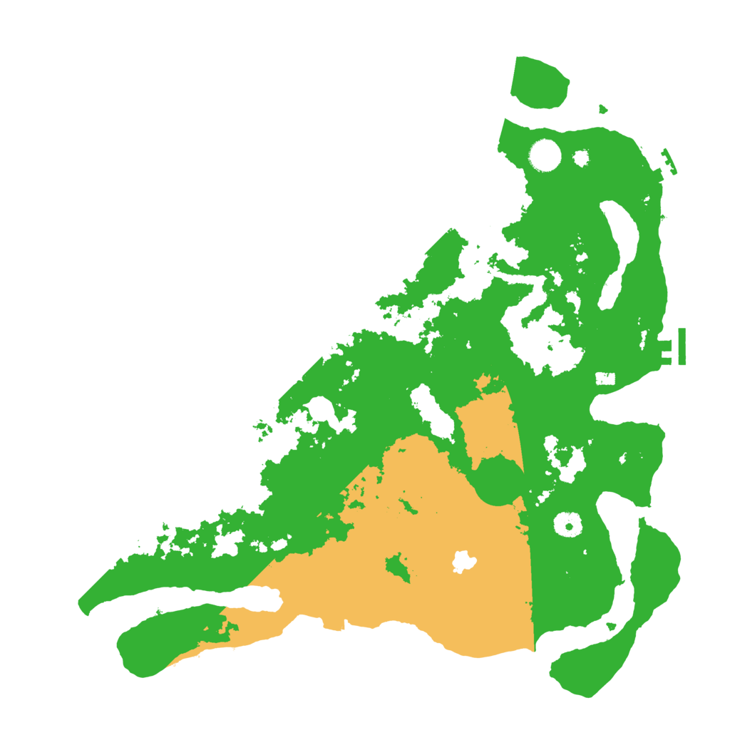 Biome Rust Map: Procedural Map, Size: 4000, Seed: 58074