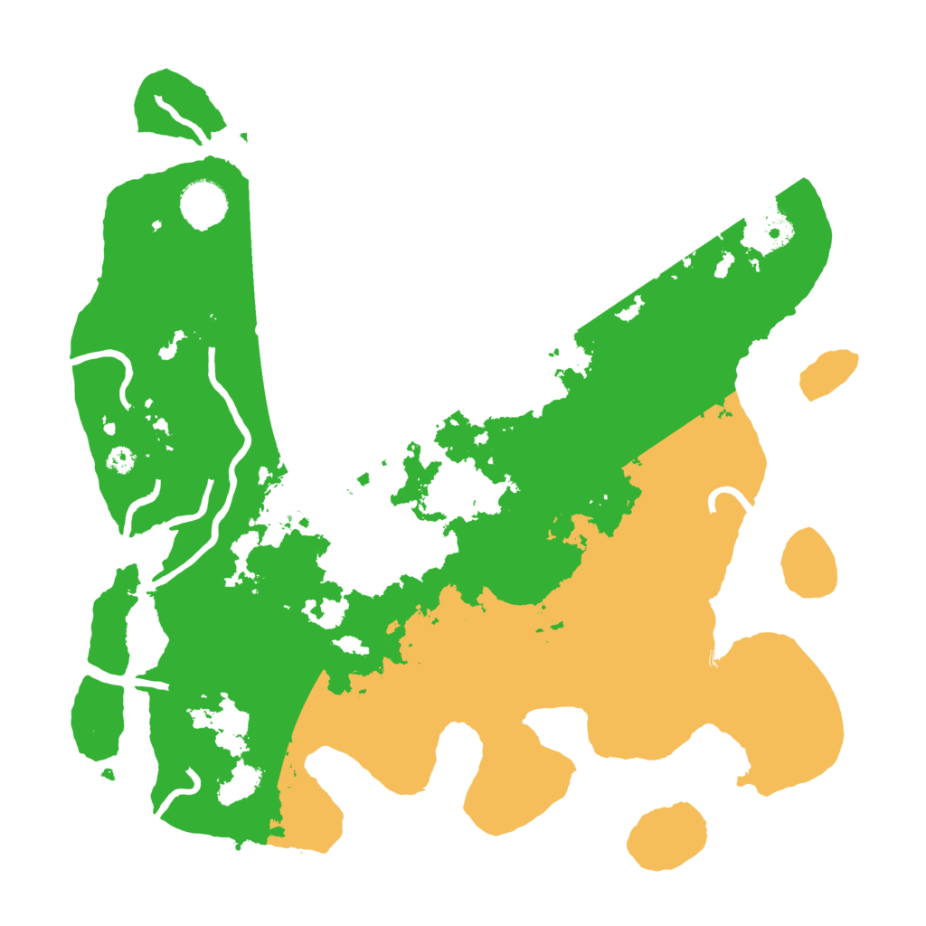 Biome Rust Map: Procedural Map, Size: 3500, Seed: 1771496159