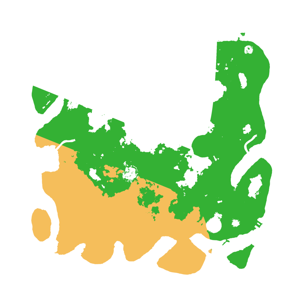 Biome Rust Map: Procedural Map, Size: 3500, Seed: 651404473