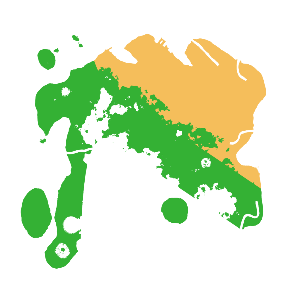 Biome Rust Map: Procedural Map, Size: 3150, Seed: 1200348351