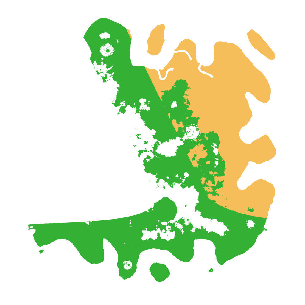 Biome Rust Map: Procedural Map, Size: 3500, Seed: 1859961593