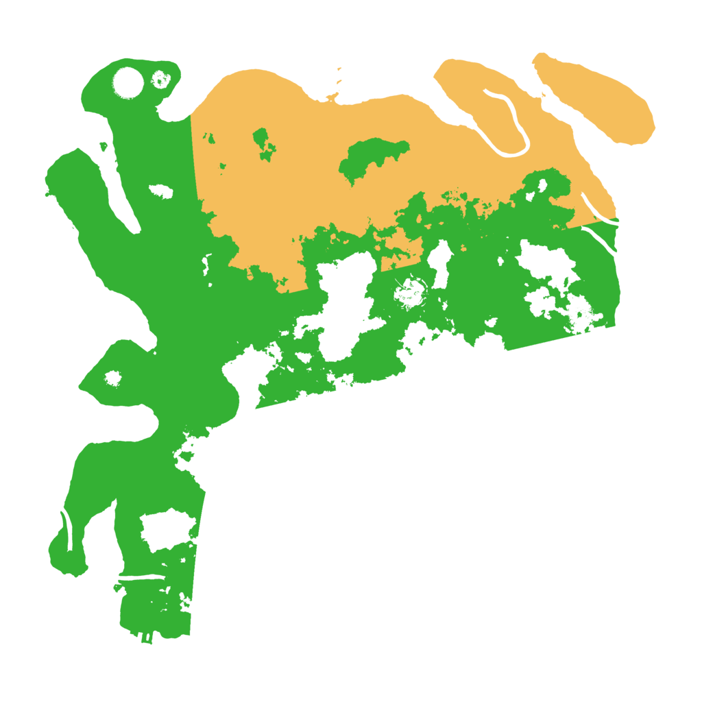 Biome Rust Map: Procedural Map, Size: 4000, Seed: 496910