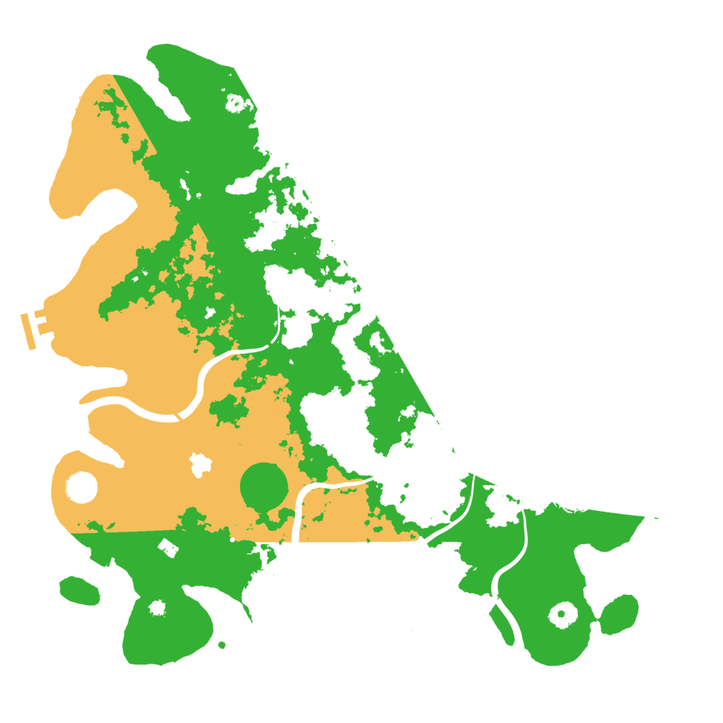 Biome Rust Map: Procedural Map, Size: 4000, Seed: 43434