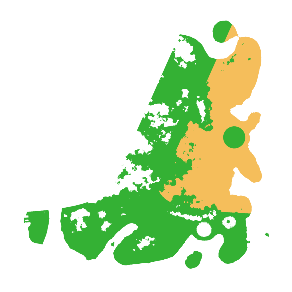 Biome Rust Map: Procedural Map, Size: 3500, Seed: 15061992