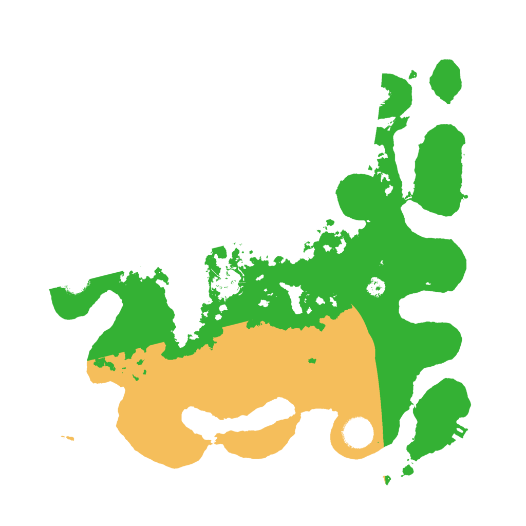 Biome Rust Map: Procedural Map, Size: 3000, Seed: 93168