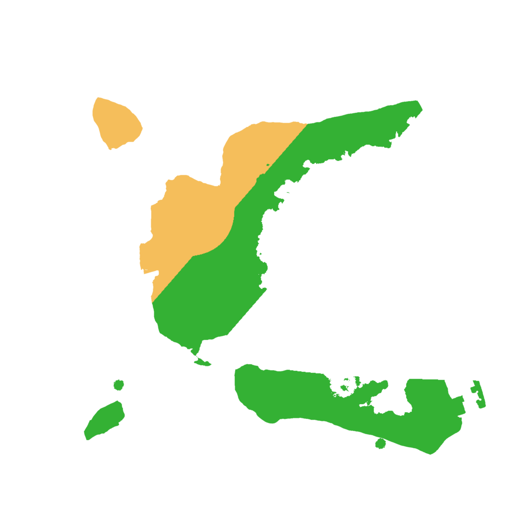 Biome Rust Map: Procedural Map, Size: 2000, Seed: 1703763364