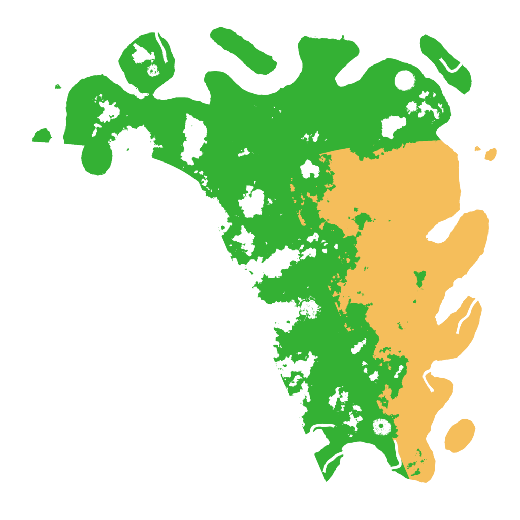 Biome Rust Map: Procedural Map, Size: 4500, Seed: 5362745