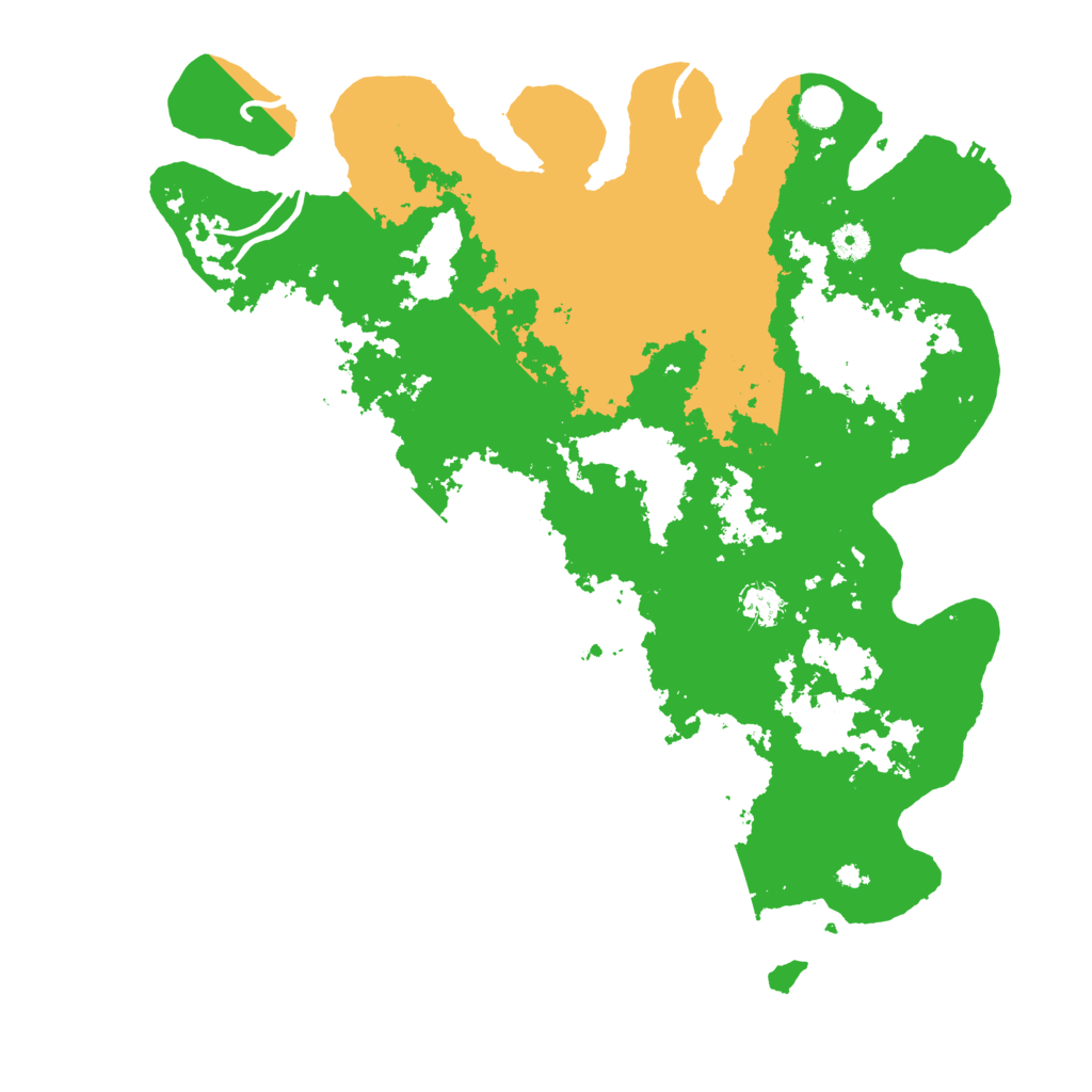 Biome Rust Map: Procedural Map, Size: 4500, Seed: 206862081