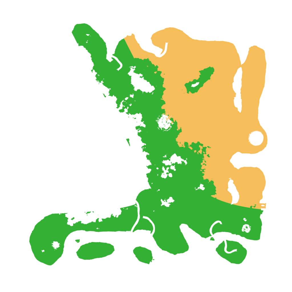 Biome Rust Map: Procedural Map, Size: 3500, Seed: 1844207383