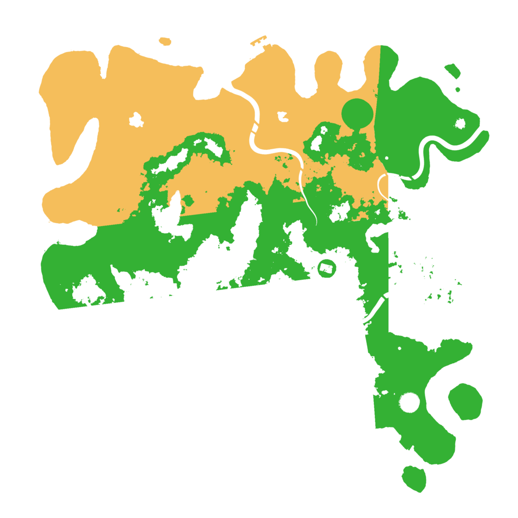 Biome Rust Map: Procedural Map, Size: 4500, Seed: 605386283