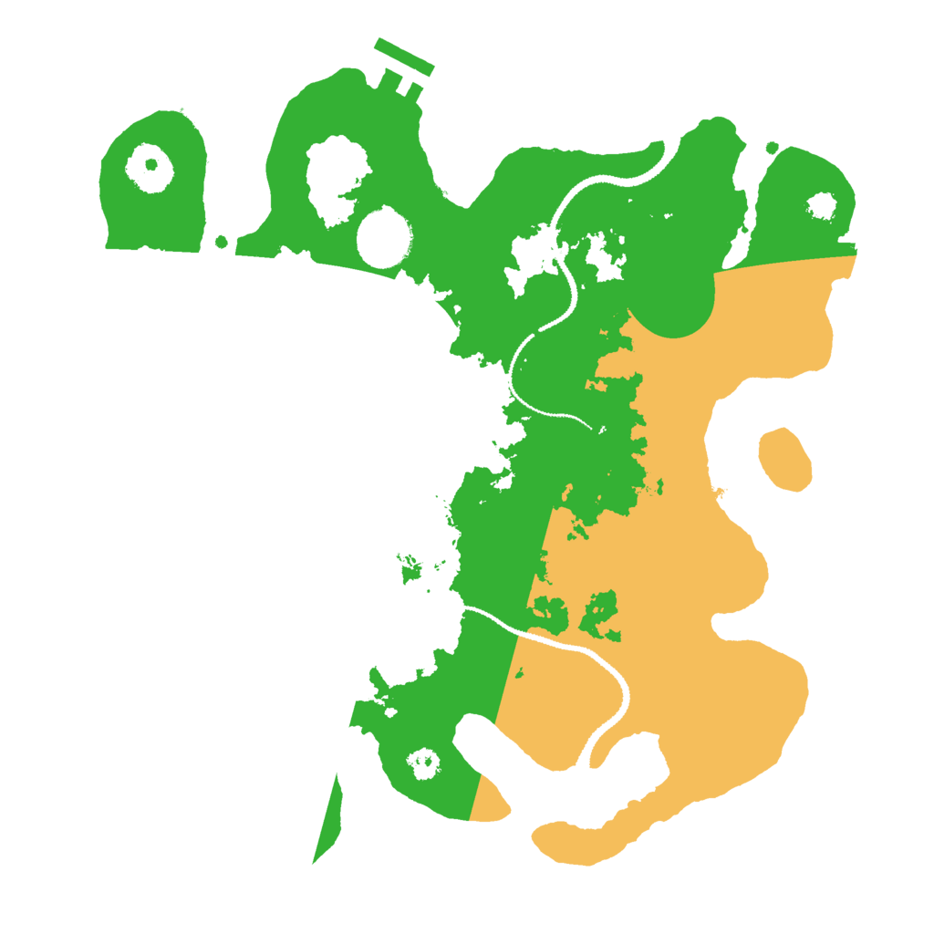 Biome Rust Map: Procedural Map, Size: 3000, Seed: 133742069