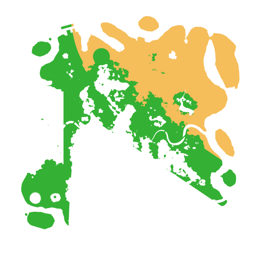 Biome Rust Map: Procedural Map, Size: 4000, Seed: 913411051