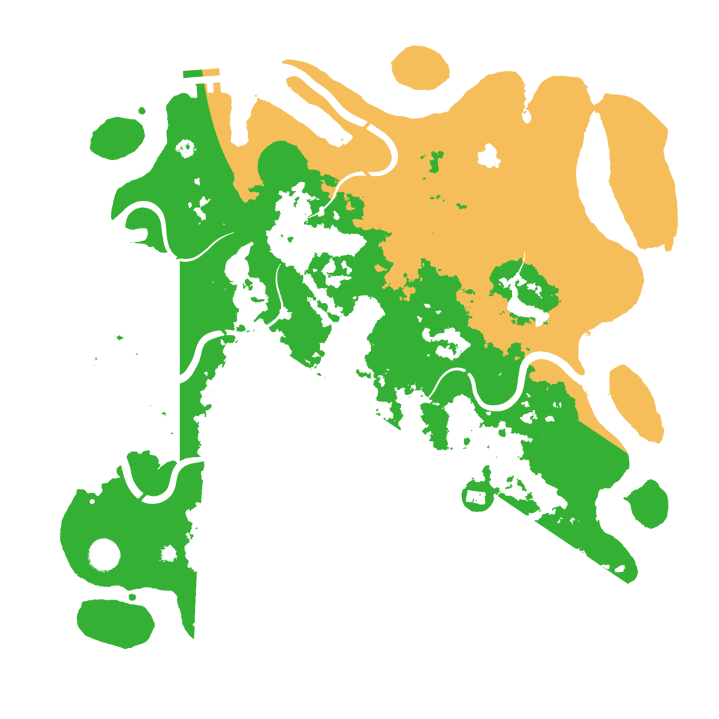 Biome Rust Map: Procedural Map, Size: 4000, Seed: 913411051