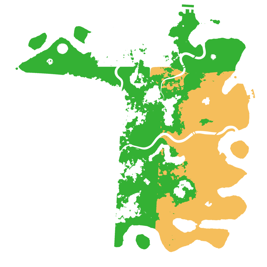 Biome Rust Map: Procedural Map, Size: 4500, Seed: 913757