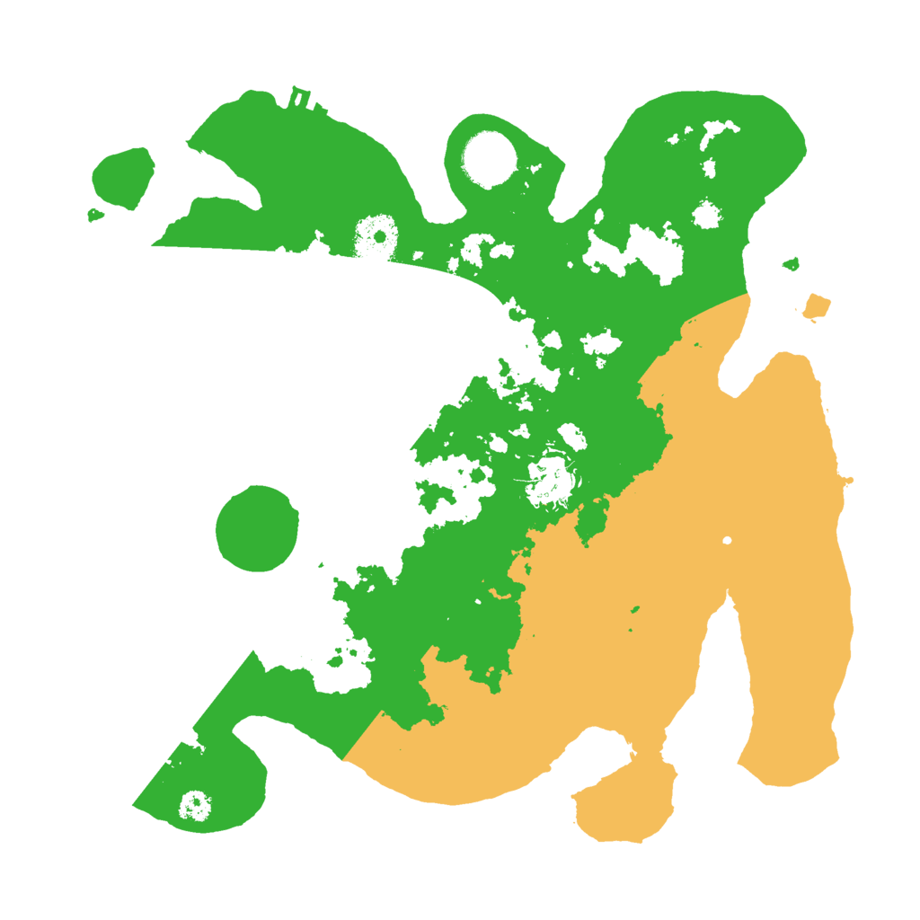 Biome Rust Map: Procedural Map, Size: 3000, Seed: 599020061