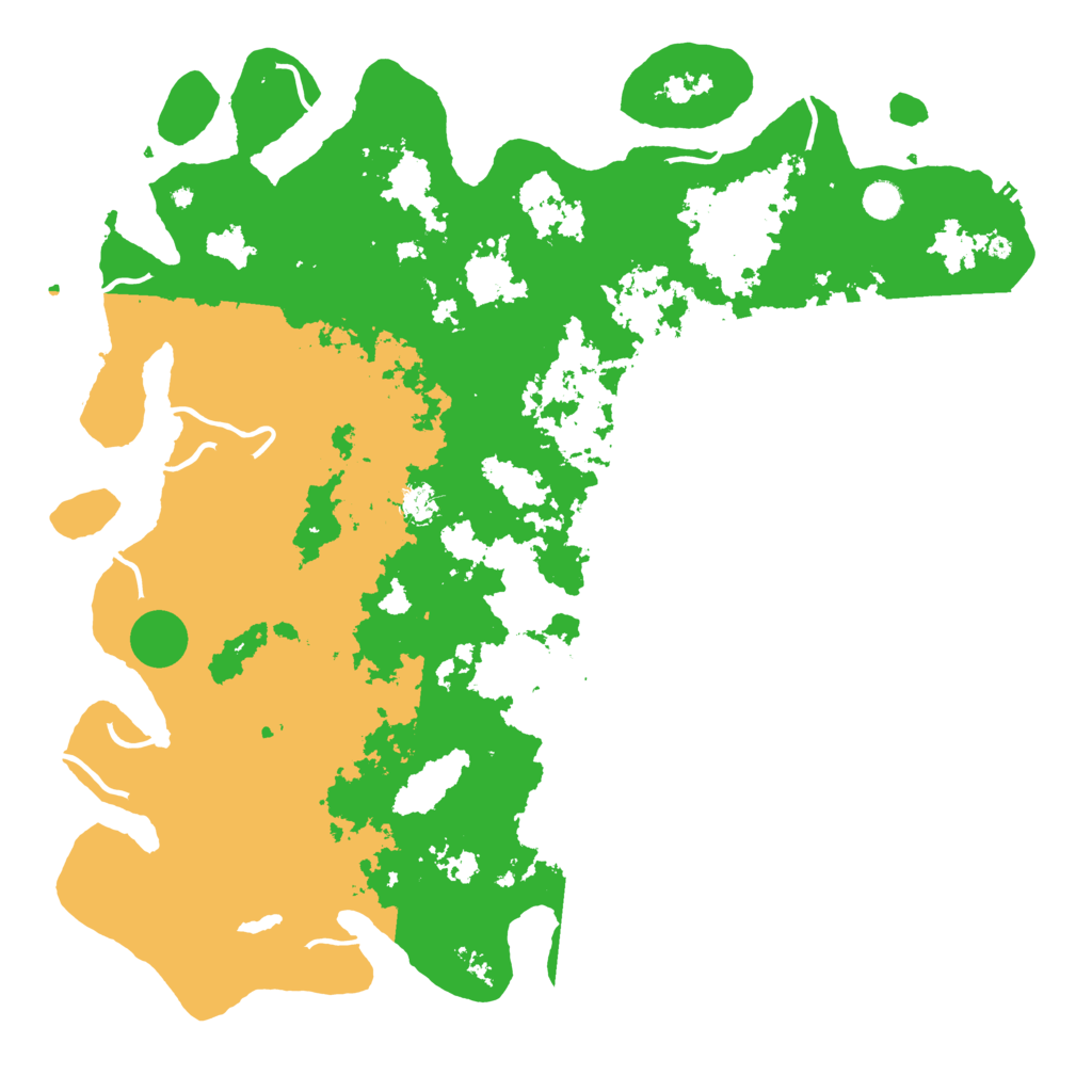 Biome Rust Map: Procedural Map, Size: 5000, Seed: 2963