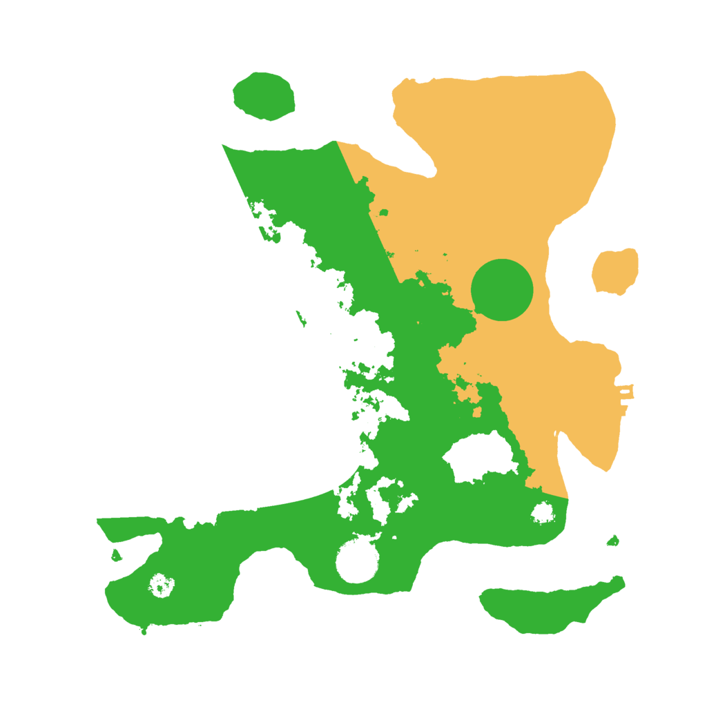 Biome Rust Map: Procedural Map, Size: 3000, Seed: 968430826