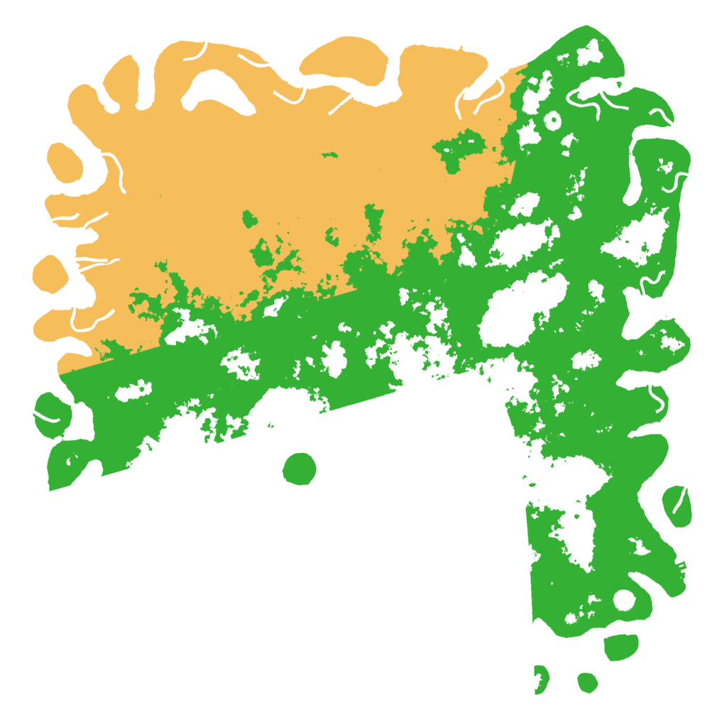 Biome Rust Map: Procedural Map, Size: 6000, Seed: 5078