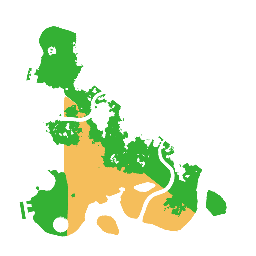Biome Rust Map: Procedural Map, Size: 3000, Seed: 1283695931