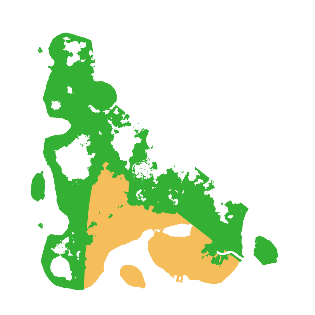 Biome Rust Map: Procedural Map, Size: 3000, Seed: 1283695931