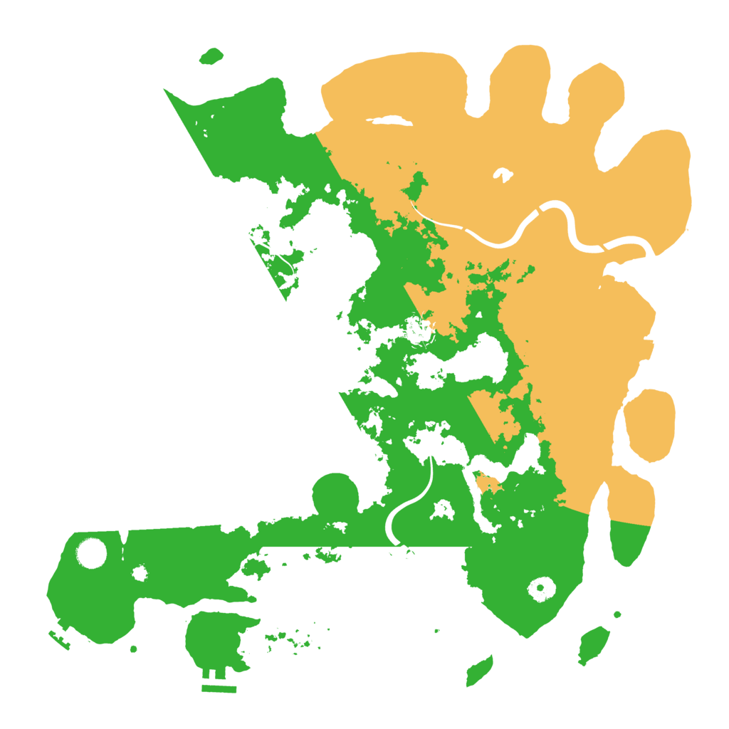 Biome Rust Map: Procedural Map, Size: 4250, Seed: 1980546131