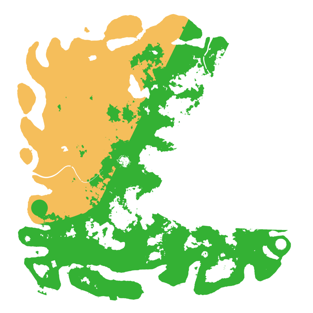 Biome Rust Map: Procedural Map, Size: 5000, Seed: 73486489