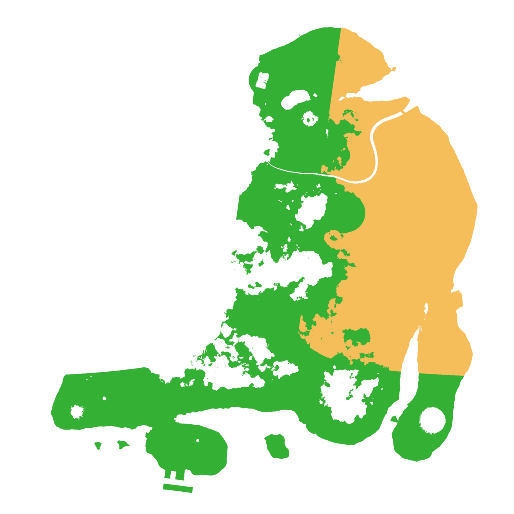Biome Rust Map: Procedural Map, Size: 3500, Seed: 21230