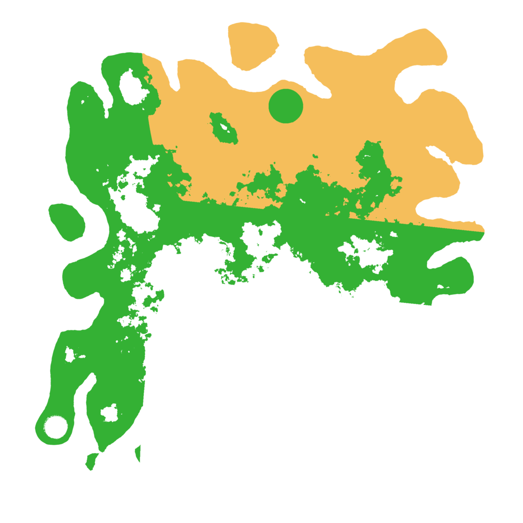 Biome Rust Map: Barren, Size: 4000, Seed: 4997