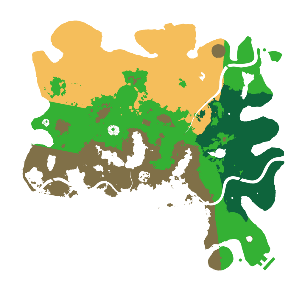 Biome Rust Map: Procedural Map, Size: 4000, Seed: 348610171